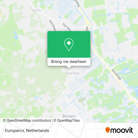 Europarcs kaart