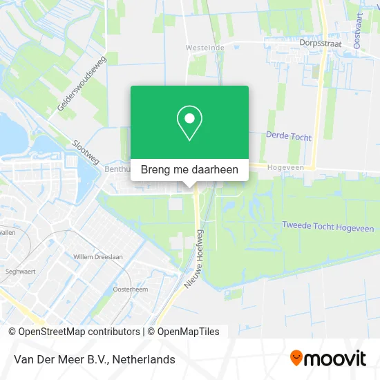 Van Der Meer B.V. kaart