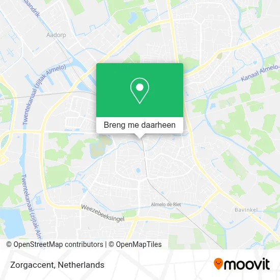 Zorgaccent kaart