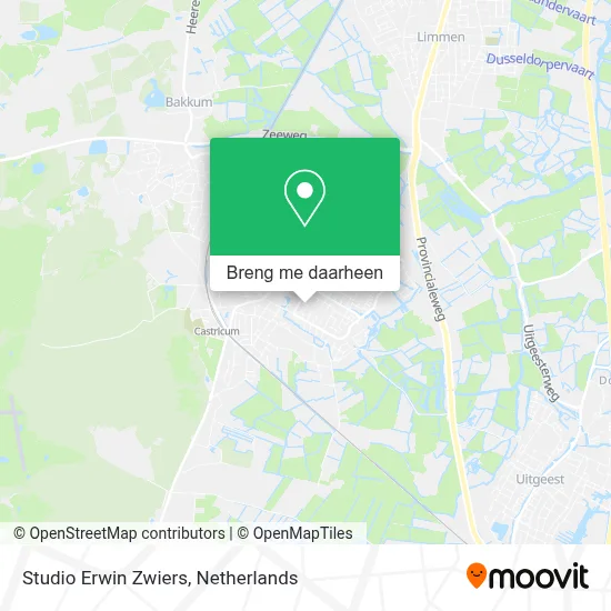 Studio Erwin Zwiers kaart