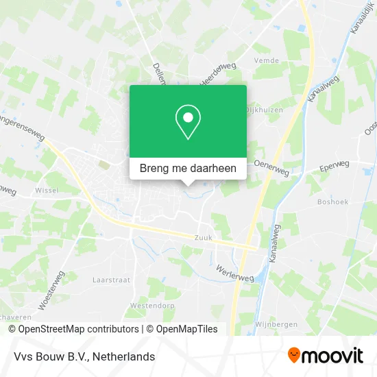 Vvs Bouw B.V. kaart
