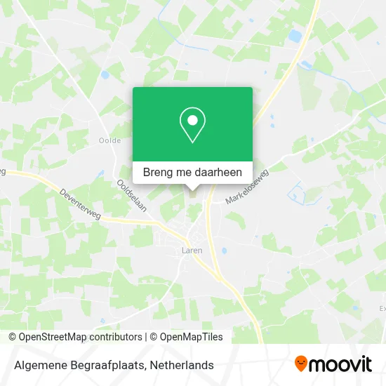 Algemene Begraafplaats kaart