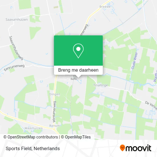 Sports Field kaart