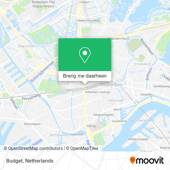 Budget kaart