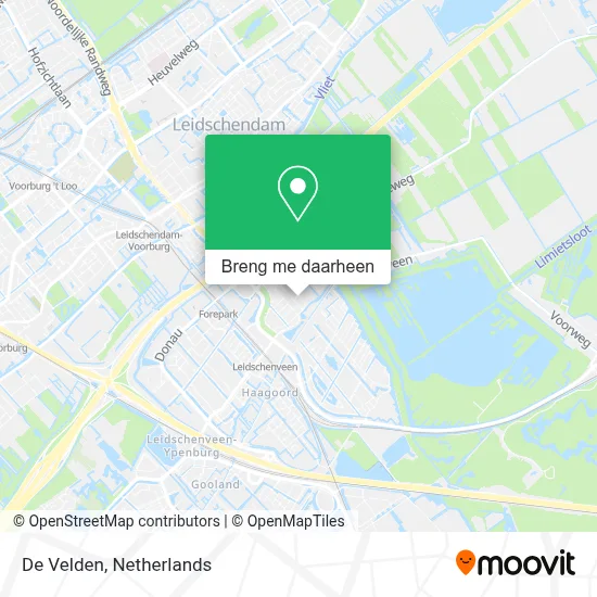 De Velden kaart