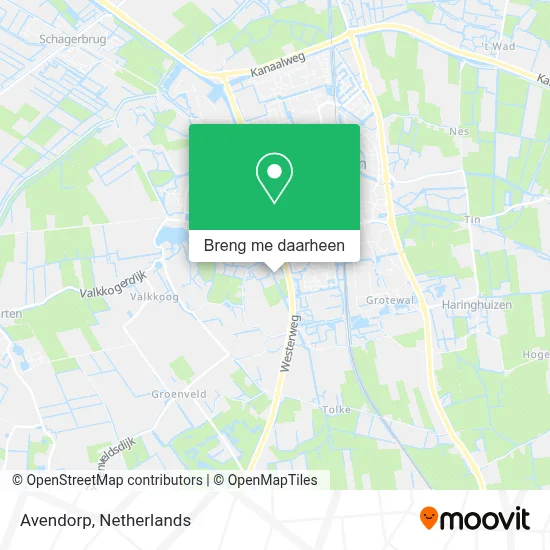 Avendorp kaart