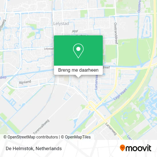 De Helmstok kaart