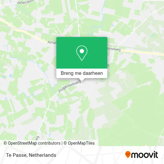 Te Passe kaart