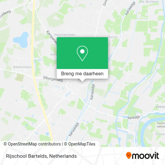 Rijschool Bartelds kaart