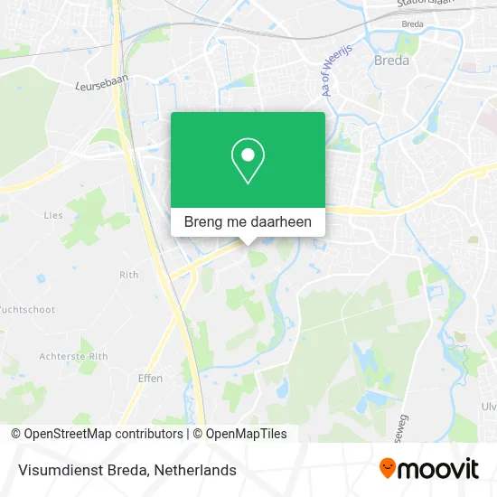 Visumdienst Breda kaart