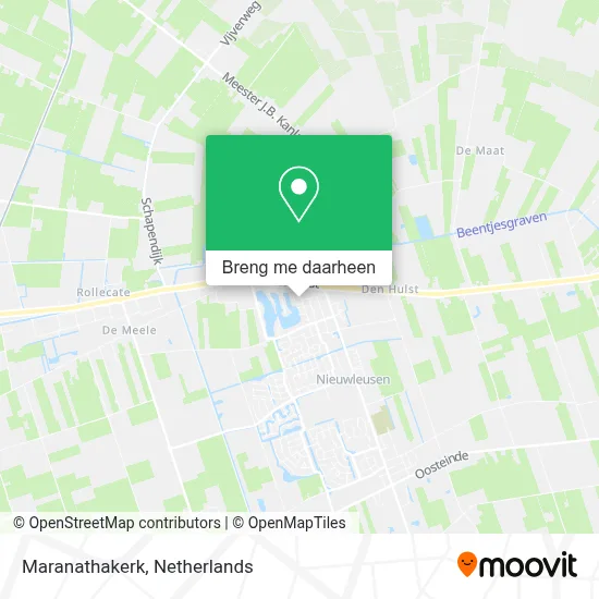 Maranathakerk kaart