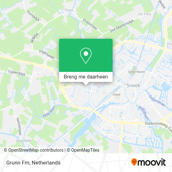 Grunn Fm kaart