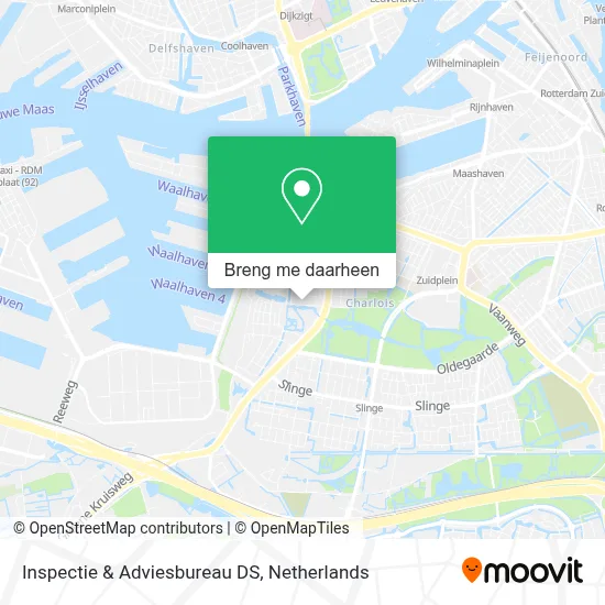 Inspectie & Adviesbureau DS kaart