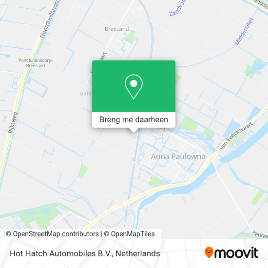 Hot Hatch Automobiles B.V. kaart