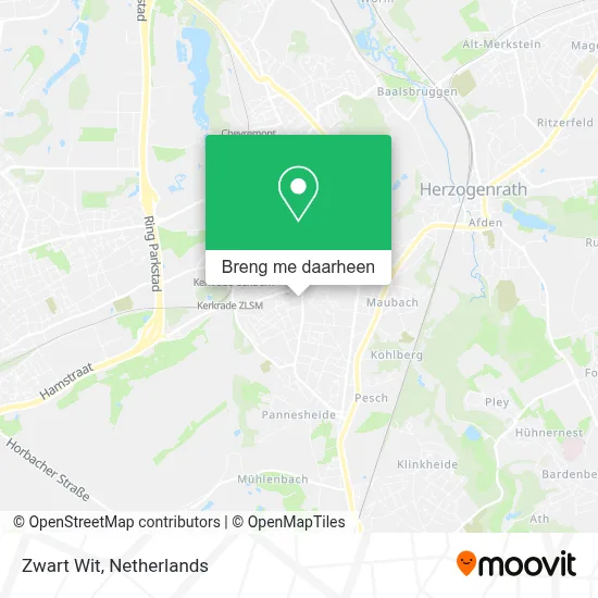 Zwart Wit kaart