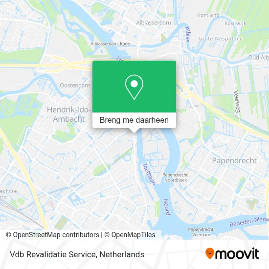 Vdb Revalidatie Service kaart