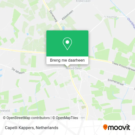 Capelli Kappers kaart