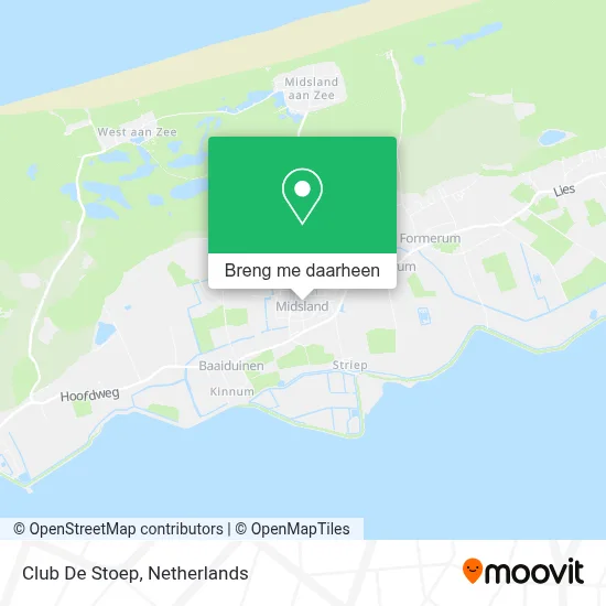 Club De Stoep kaart