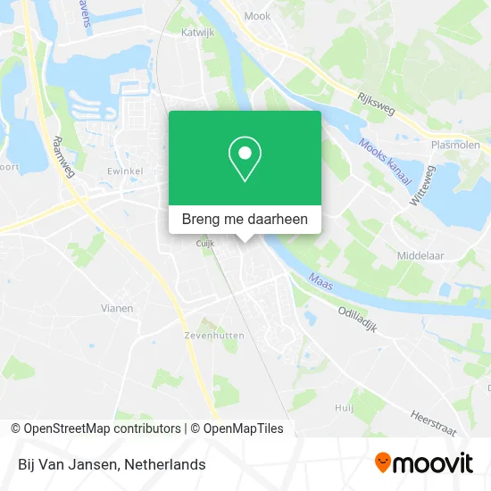 Bij Van Jansen kaart