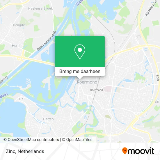 Zinc kaart