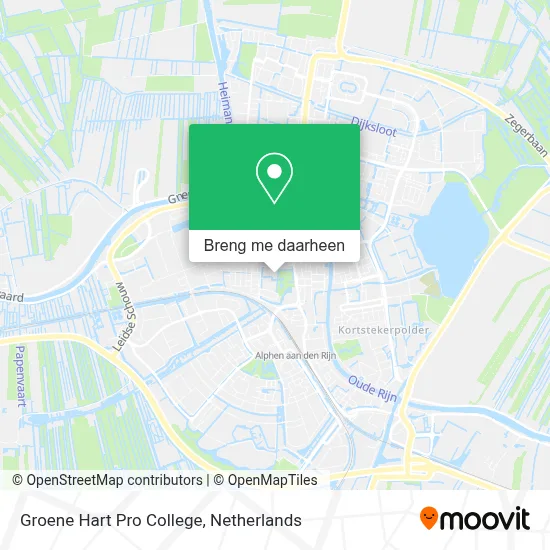 Groene Hart Pro College kaart