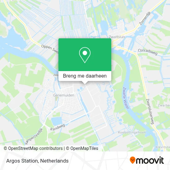 Argos Station kaart