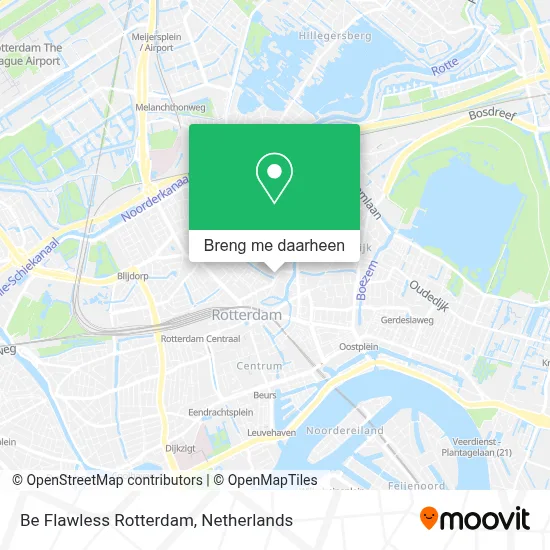 Be Flawless Rotterdam kaart