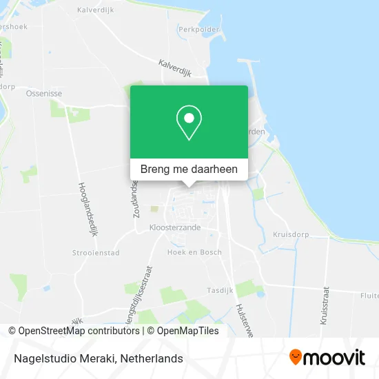 Nagelstudio Meraki kaart