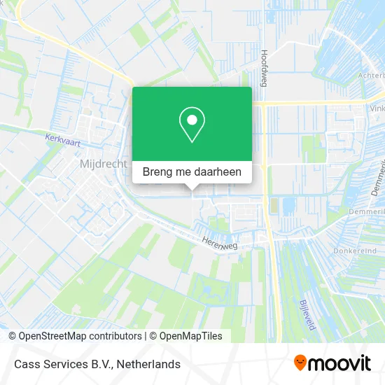 Cass Services B.V. kaart