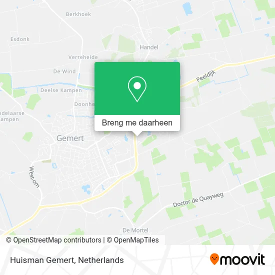 Huisman Gemert kaart