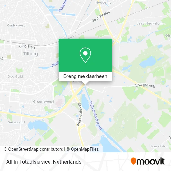 All In Totaalservice kaart