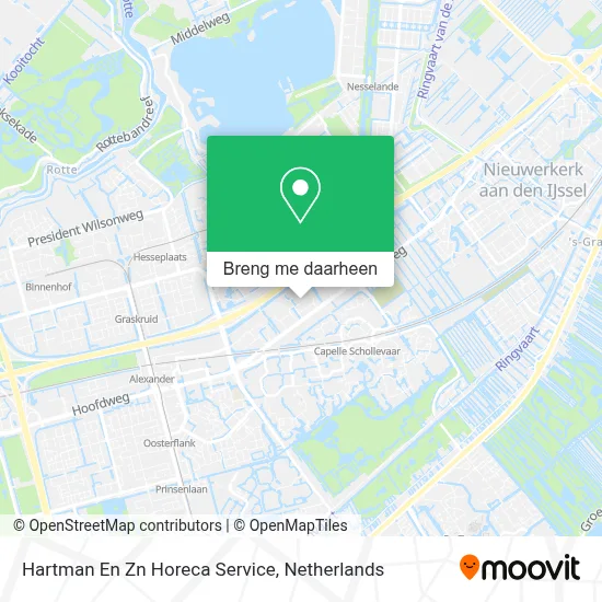 Hartman En Zn Horeca Service kaart