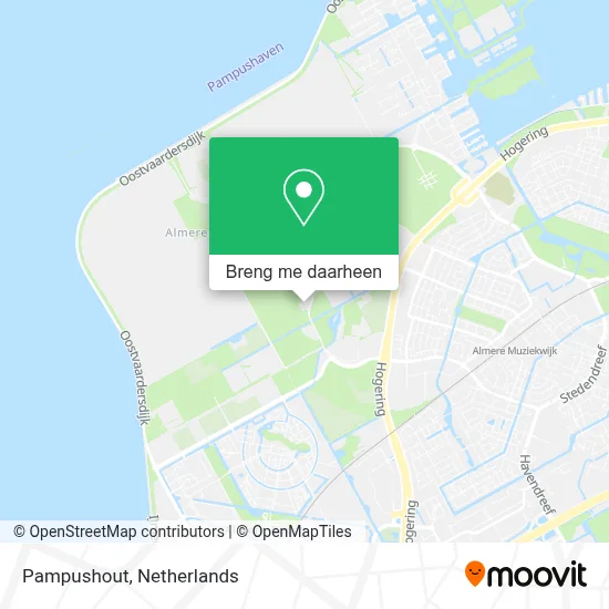 Pampushout kaart