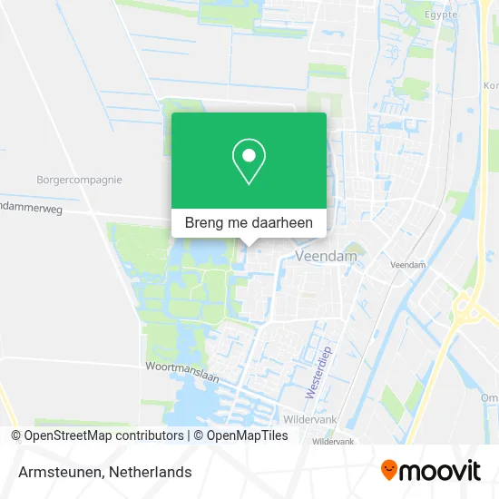 Armsteunen kaart