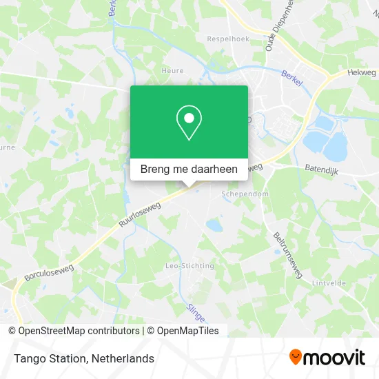 Tango Station kaart