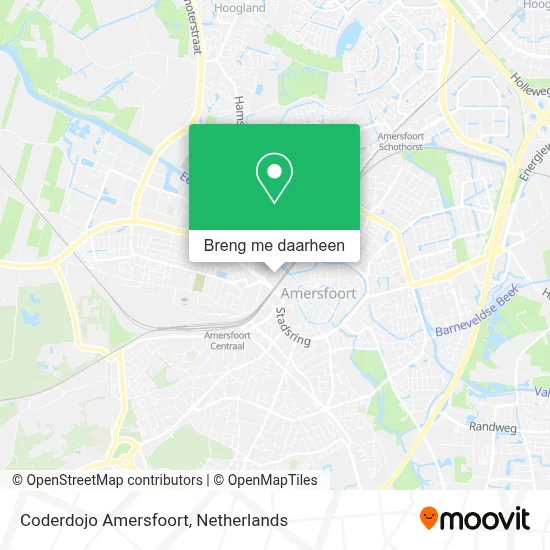 Coderdojo Amersfoort kaart