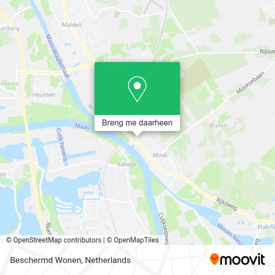 Beschermd Wonen kaart