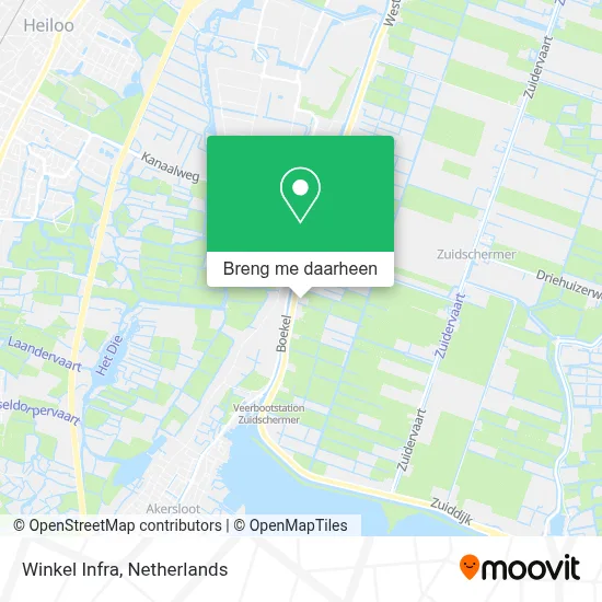 Winkel Infra kaart