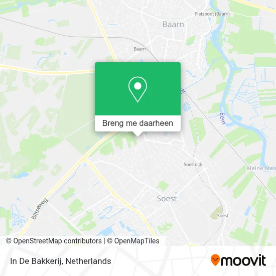 In De Bakkerij kaart
