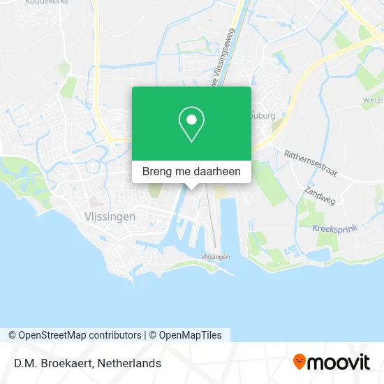 D.M. Broekaert kaart