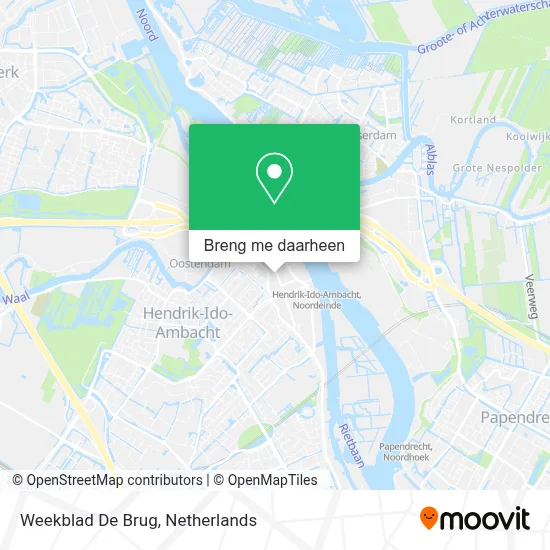 Weekblad De Brug kaart