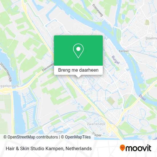 Hair & Skin Studio Kampen kaart