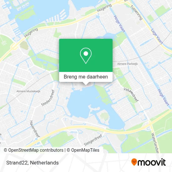 Strand22 kaart