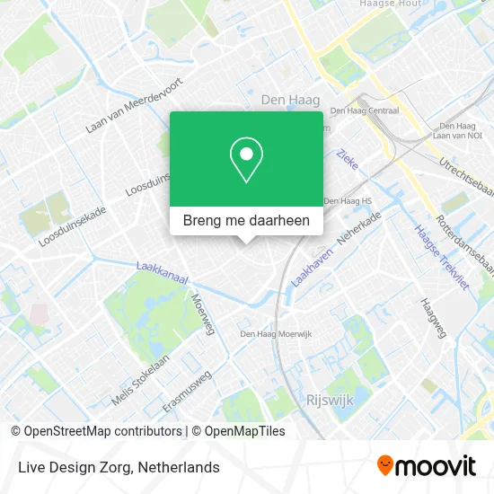 Live Design Zorg kaart