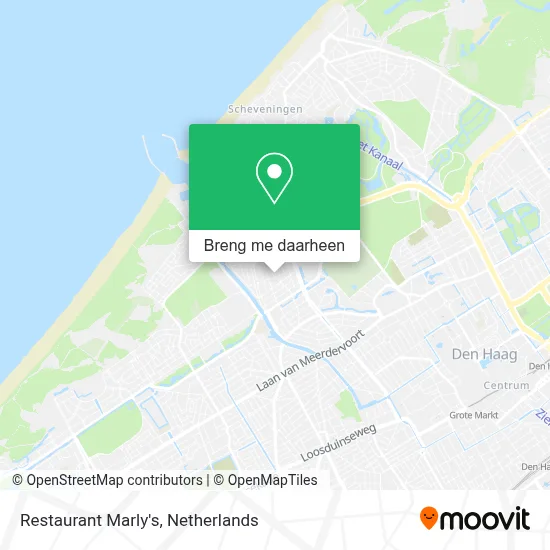 Restaurant Marly's kaart