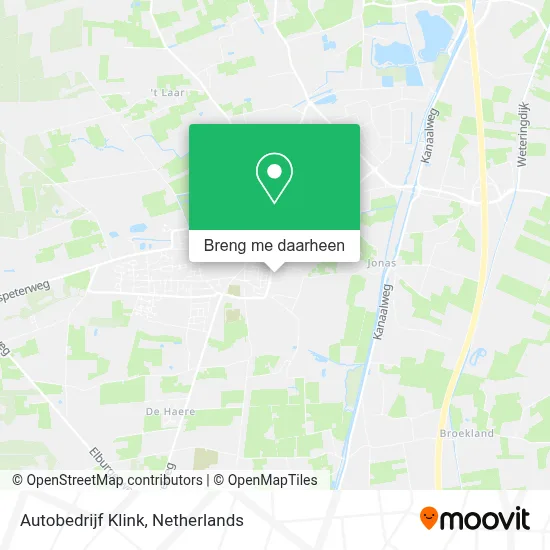 Autobedrijf Klink kaart