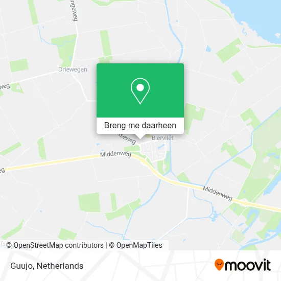 Guujo kaart