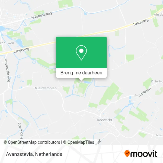 Avanzstevia kaart