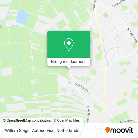 Willem Slager Autoservice kaart