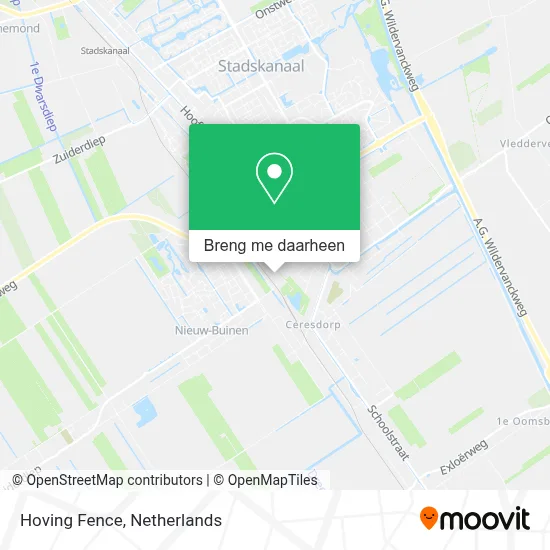 Hoving Fence kaart